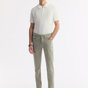 Erkek Haki Comfort Pamuklu Berlin Slim Fit Jean Pantolon A51Y3515 - Hızlı Kargo