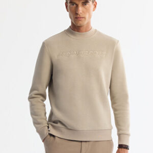 Avva 2026 Erkek Taş Bisiklet Yaka 3 İplik Şardonlu Baskılı Regular Fit Sweatshirt A42Y1306 | 2026 Koleksiyon
