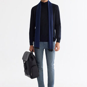 Avva Erkek Mavi Eskitme Yıkamalı Esnek Berlin Slim Fit Jean Pantolon A42Y3505