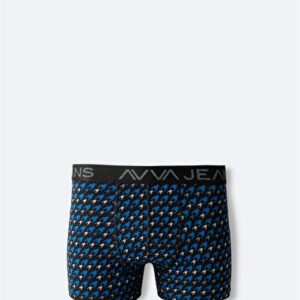 Erkek Lacivert Pamuklu Desenli Tekli Regular Fit Boxer A42Y9534 - Premium Kalite