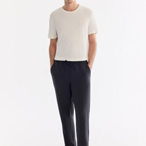 Pantolon Erkek Siyah Beli Lastikli Nefes Alan Soft Touch Regular Fit A61Y3031