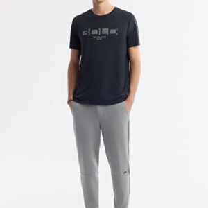 Mens Fit Touch Regular Eşofman Bağcıklı Lastikli Beli Gri Soft Altı